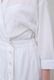 Cotton Stripe Seersucker Flare Long Dress