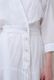 Cotton Stripe Seersucker Flare Long Dress