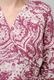 Print Cotton Wrap Tiered Long Dress
