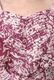 Print Cotton Frill Sholder Middle Dress