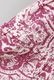 Print Cotton Frill Sholder Middle Dress