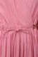 Cotton Gather Tiered Wrap Long Dress
