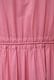 Cotton Gather Tiered Wrap Long Dress