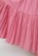 Cotton Gather Tiered Wrap Long Dress