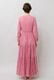 Cotton Gather Tiered Wrap Long Dress