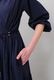 Cotton Gather Tiered Wrap Long Dress