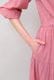 Cotton Gather Tiered Wrap Middle Dress