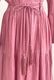 Cotton Gather Tiered Wrap Middle Dress