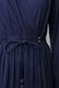 Cotton Gather Tiered Wrap Middle Dress