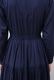 Cotton Gather Tiered Wrap Middle Dress
