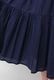 Cotton Gather Tiered Wrap Middle Dress
