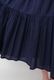 Cotton Gather Tiered Wrap Middle Dress