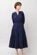 Cotton Gather Tiered Wrap Middle Dress
