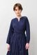 Cotton Gather Tiered Wrap Middle Dress