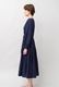 Cotton Gather Tiered Wrap Middle Dress