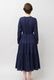 Cotton Gather Tiered Wrap Middle Dress