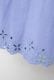 Cut Work Embroidery Cotton Poplin Flare Middle Dress