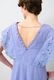 Cut Work Embroidery Cotton Poplin Flare Middle Dress