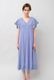 Cut Work Embroidery Cotton Poplin Flare Middle Dress