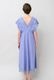 Cut Work Embroidery Cotton Poplin Flare Middle Dress