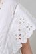 Cut Work Embroidery Cotton Poplin Flare Middle Dress