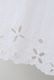 Cut Work Embroidery Cotton Poplin Flare Middle Dress