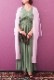 Wool Long Knit Gown Velvet Button