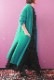 Wool Long Knit Gown Velvet Button