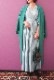 Wool Long Knit Gown Velvet Button