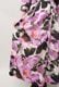 Flower Print Cotton Wrap Long Dress 