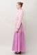Cotton Gradation Color Gather Tiered Long Dress 
