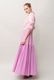 Cotton Gradation Color Gather Tiered Long Dress 