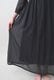 Cotton Gauze Frill Dolman Sleeve Gather Long Dress