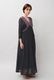 Cotton Gauze Frill Dolman Sleeve Gather Long Dress