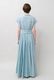 Tailored Ladder Lace Cotton Flare Long Dress