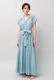 Tailored Ladder Lace Cotton Flare Long Dress