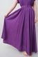 Tailored Ladder Lace Cotton Flare Long Dress