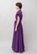 Tailored Ladder Lace Cotton Flare Long Dress