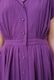Tailored Ladder Lace Cotton Flare Long Dress