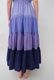 Gradient Colores Cotton Voil Tiered Middle Dress
