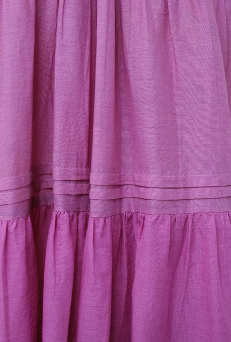 Gradient Colores Cotton Voil Tiered Middle Dress