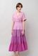Gradient Colores Cotton Voil Tiered Middle Dress