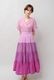 Gradient Colores Cotton Voil Tiered Middle Dress