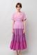 Gradient Colores Cotton Voil Tiered Middle Dress