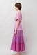 Gradient Colores Cotton Voil Tiered Middle Dress