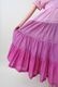 Gradient Colores Cotton Voil Tiered Middle Dress