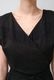 Embroidery Cotton French Sleeve Wrap Middle Dress