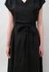Embroidery Cotton French Sleeve Wrap Middle Dress