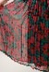 Flower Print Chiffon Wrap Middle Dress