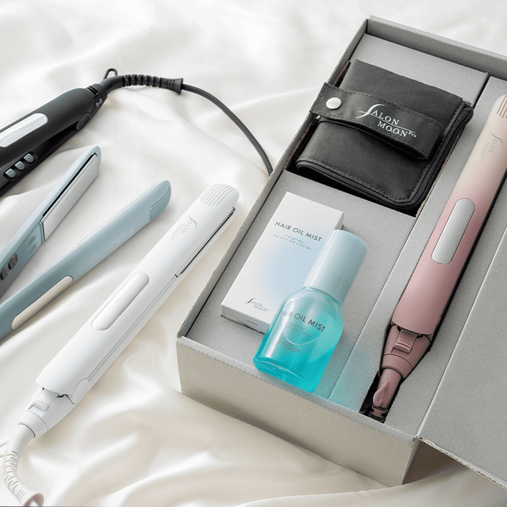 【数量限定】SALONMOON サロンムーン プレミアムヘアケアボックス 【ブラック/ホワイト】楽天で一番売れたヘアアイロン